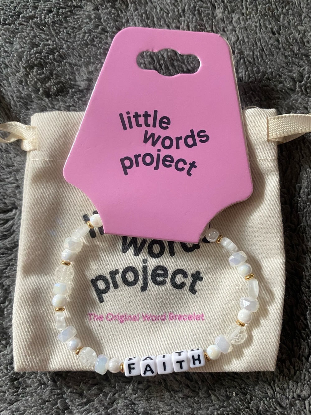 Little Words Project "FAITH" Beaded Bracelet